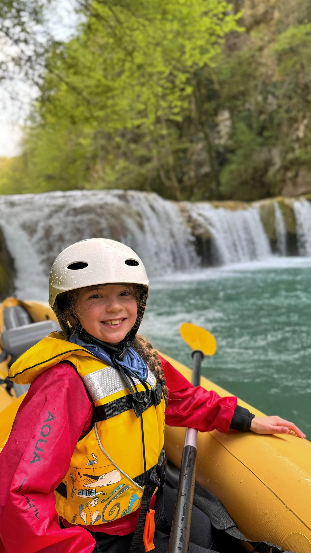 Kayak safari tour on Mreznica River, a nature adventure near Rastoke and Plitvice Lakes.
