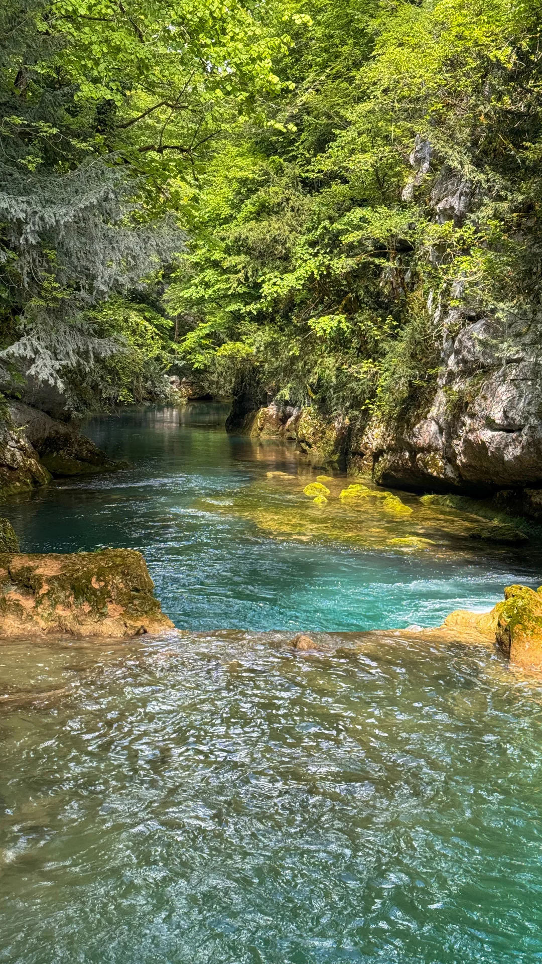 Kayak safari tour on Mreznica River, a nature adventure near Rastoke and Plitvice Lakes.